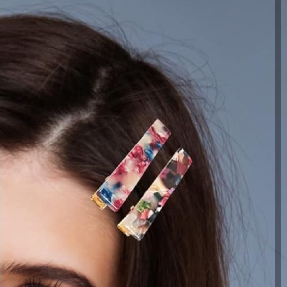 Colorful NWOT set of 19 resin Hair small alligator Clip Set! - Picture 8 of 16